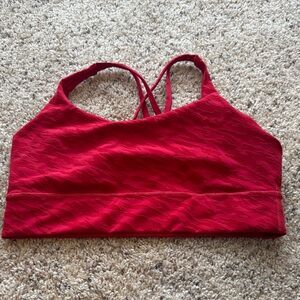 Lululemon Athletica Red Sports Bra